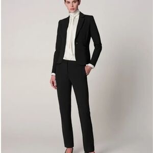 Winser London Black Miracle Classic Trouser Pants 16 NWT